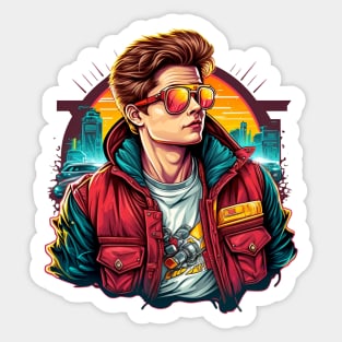 Back to the future Marty McFly Sticker